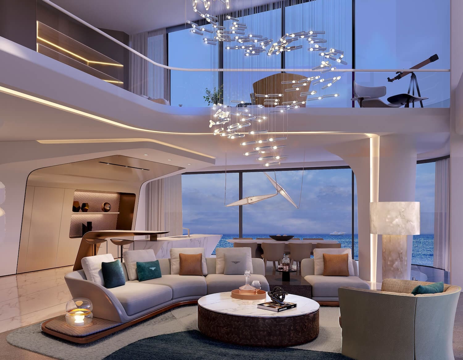 The Luxe Oceano Apartment Interiors