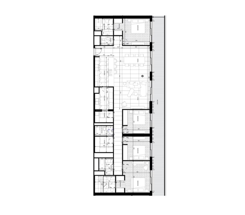 Aldar Rosso Bay Residences 4 Beds Layout