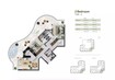 BNW Aqua Maya 2 Beds Layout