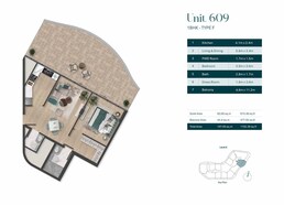 1 Bed 1152 Sq. Ft. Apartment in BnW Pelagia