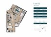 BnW Pelagia 1 Bed Layout