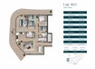 BnW Pelagia 2 Beds Layout