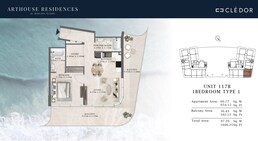 1 Bed 1046 Sq. Ft. Apartment in Cledor Arthouse Residences