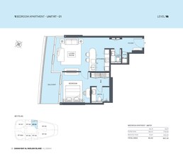 1 Bed 861 Sq. Ft. Apartment in Dubai Danah Bay