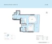 Dubai Danah Bay 1 Bed Layout