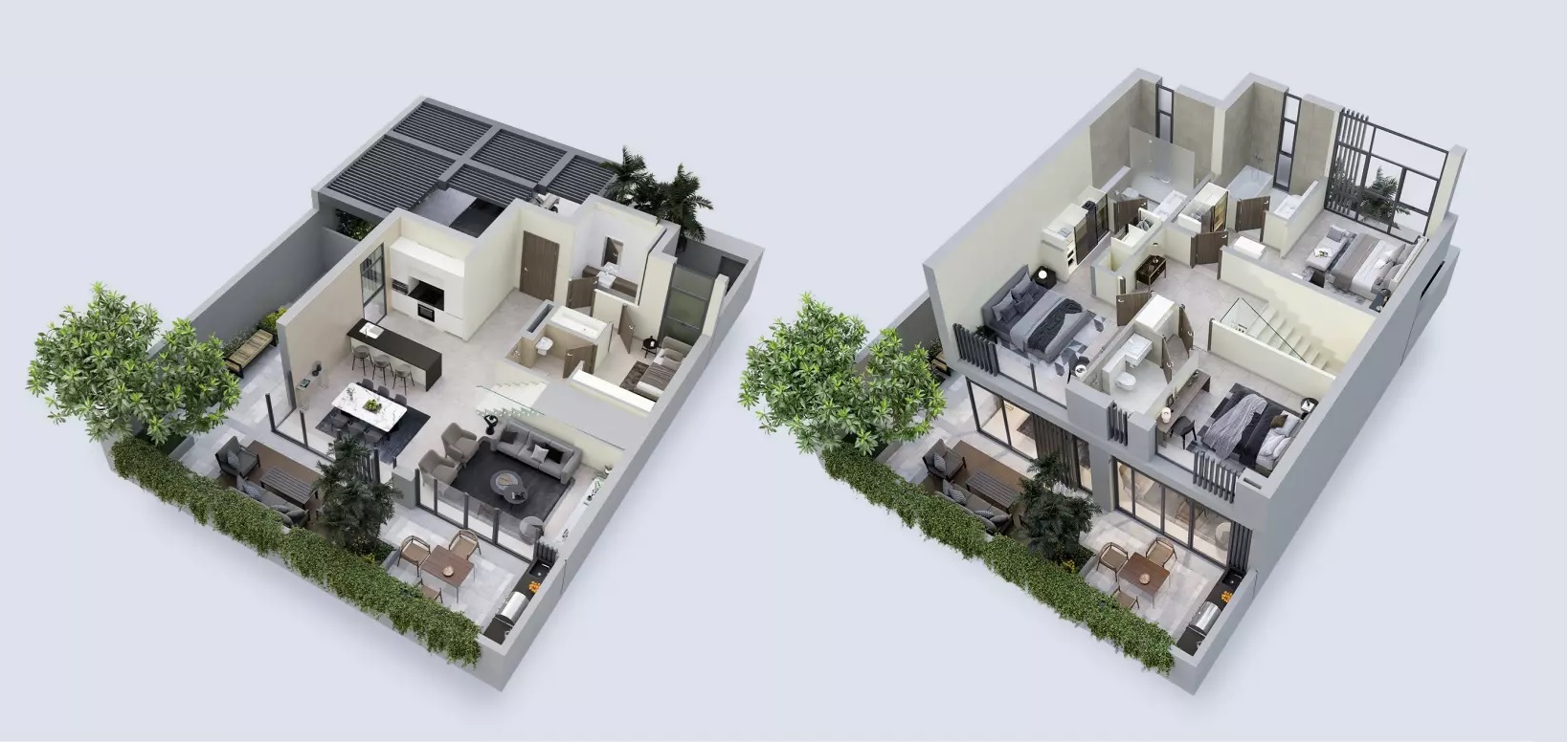 3 Beds 2538 Sq. Ft. Villa in Dubai Danah Bay