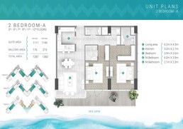 2 Beds 1287 Sq. Ft. Apartment in Durar Moonstone