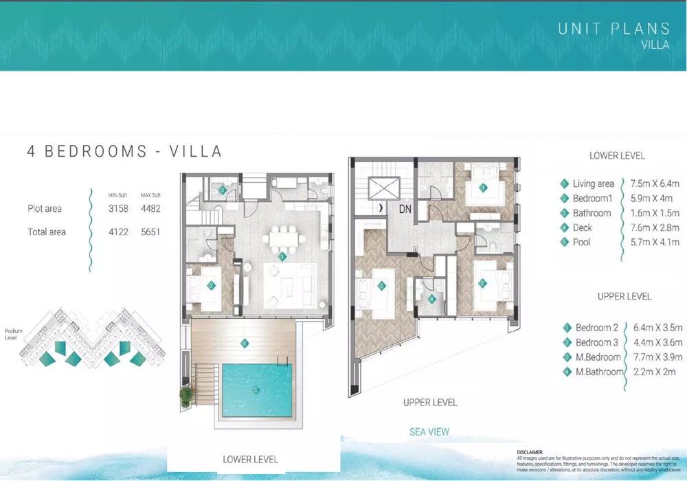 Durar Moonstone 4 Beds Layout