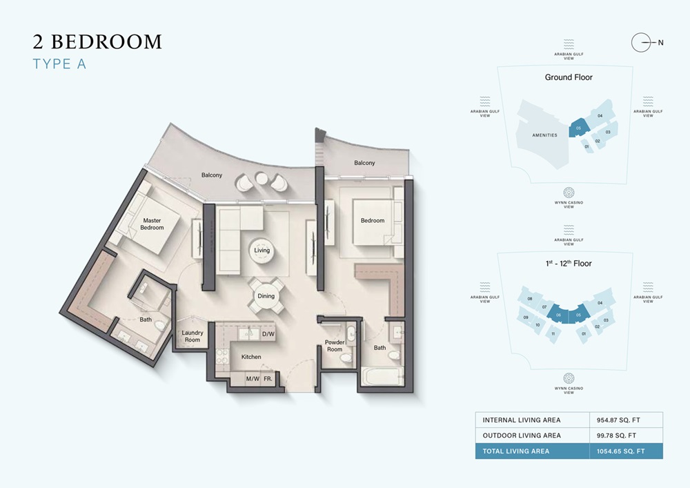 2 Beds 1055 Sq. Ft. Apartment in Ellington Cala Del Mar