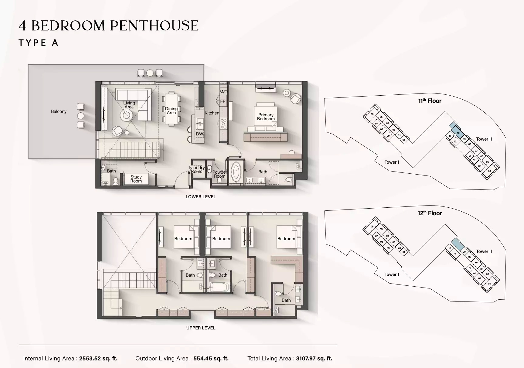 Ellington Soto Grande 4 Beds Layout