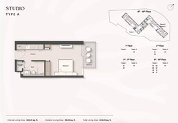 443 Sq. Ft. Studio in Ellington Soto Grande