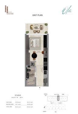 379 Sq. Ft. Studio in Lacasa Ola Residences