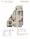 Palazzo Tissoli 1 Bed Layout