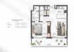 Pantheon One Central 1 Bed Layout