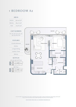 1 Bed 1214 Sq. Ft. Apartment in Rak Anantara Mina Residences