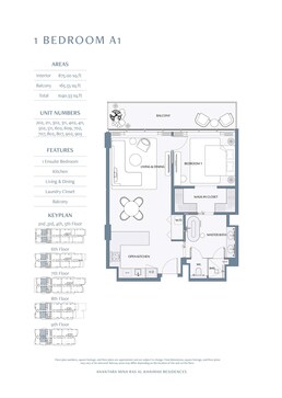 1 Bed 1040 Sq. Ft. Apartment in Rak Anantara Residences