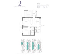 2 Beds 1194 Sq. Ft. Apartment in Rak Bay Residences