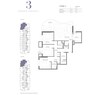 Rak Bay Residences 3 Beds Layout