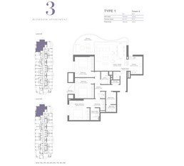 3 Beds 1808 Sq. Ft. Apartment in Rak Bay Residences