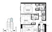 Rak Gateway Residence II 2 Beds Layout