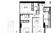 Rak Gateway Residence II 2 Beds Layout