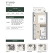 Rak Nura Residences Studio Layout