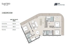 3 Beds 1954 Sq. Ft. Apartment in Rak Quattro Del Mar