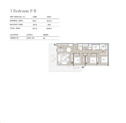 3 Beds 2233 Sq. Ft. Apartment in Rak Skai