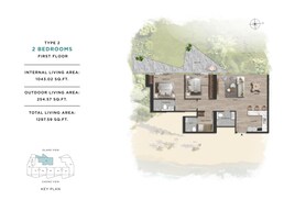 2 Beds 1298 Sq. Ft. Apartment in Range The Beach Vista