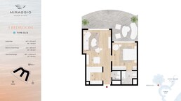 1 Bed 1002 Sq. Ft. Apartment in Source Miraggio