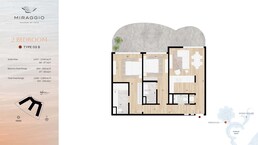 2 Beds 1393 Sq. Ft. Apartment in Source Miraggio
