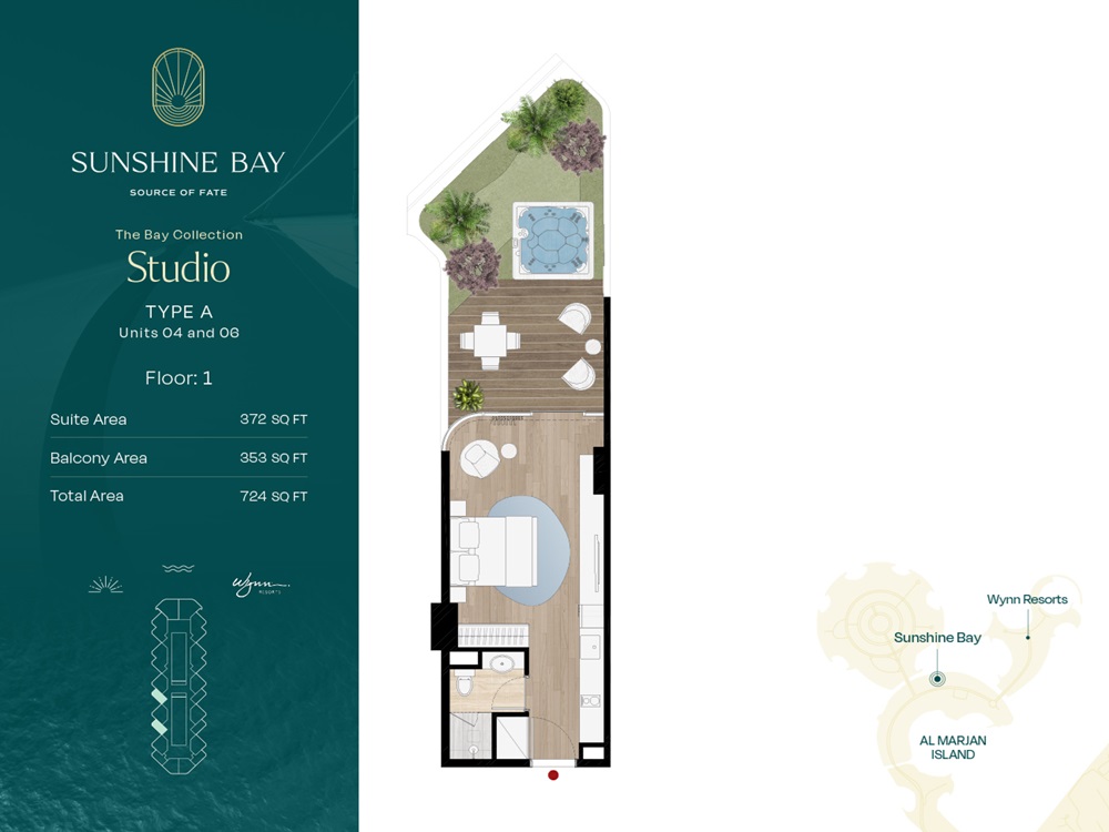 Source Sunshine Bay Studio Layout