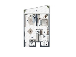 1 Bed 730 Sq. Ft. Apartment in The Luxe La Mazzoni