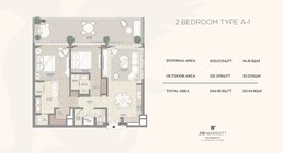 2 Beds 1346 Sq. Ft. Apartment in Wow JW Marriott Residences