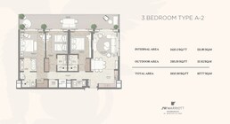 3 Beds 1806 Sq. Ft. Apartment in Wow JW Marriott Residences