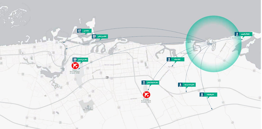 Ajmal Sun Island Location Image