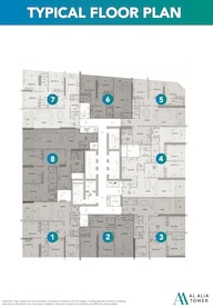 Al Thuriah Al Alia Tower Floor Plans