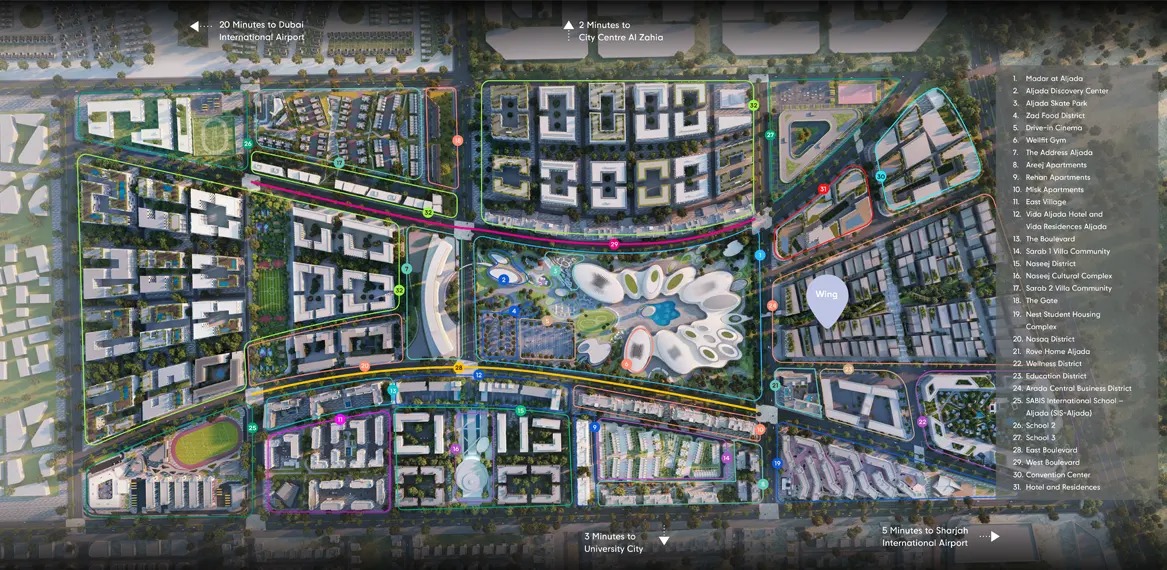 Arada CBD Master Plan Image
