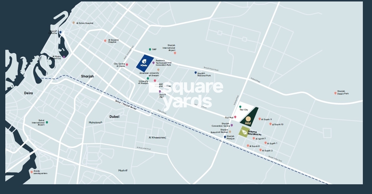 Arada Sokoon Apartments Location Image