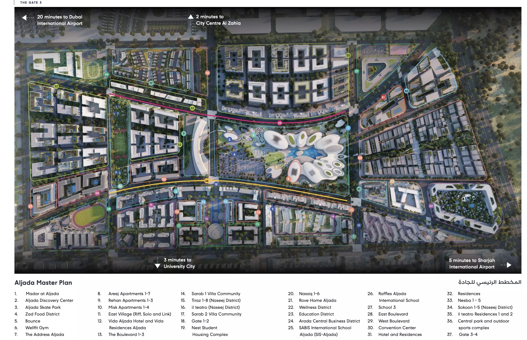 Arada The Gate 3 Location Image