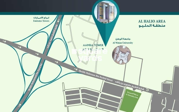 Fam Holding Al Aamra Tower Location Image