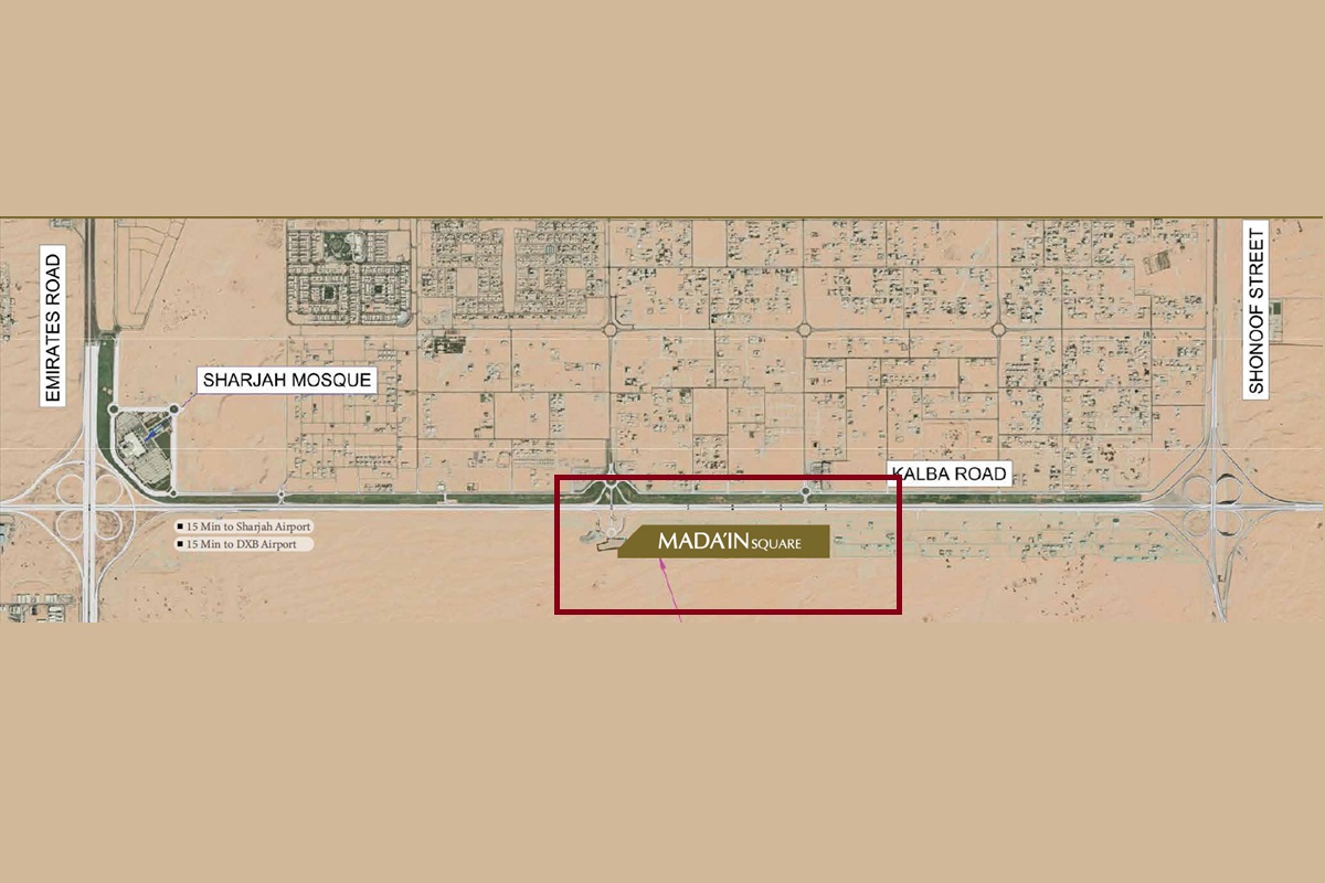 Madain Square Location Image