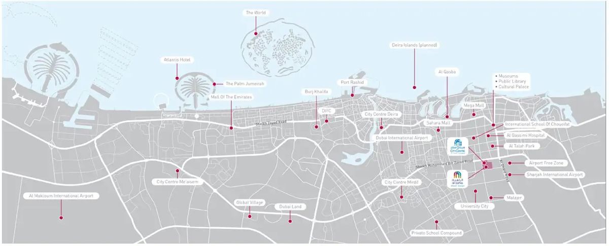 Sharjah Woroud 3 Location Image