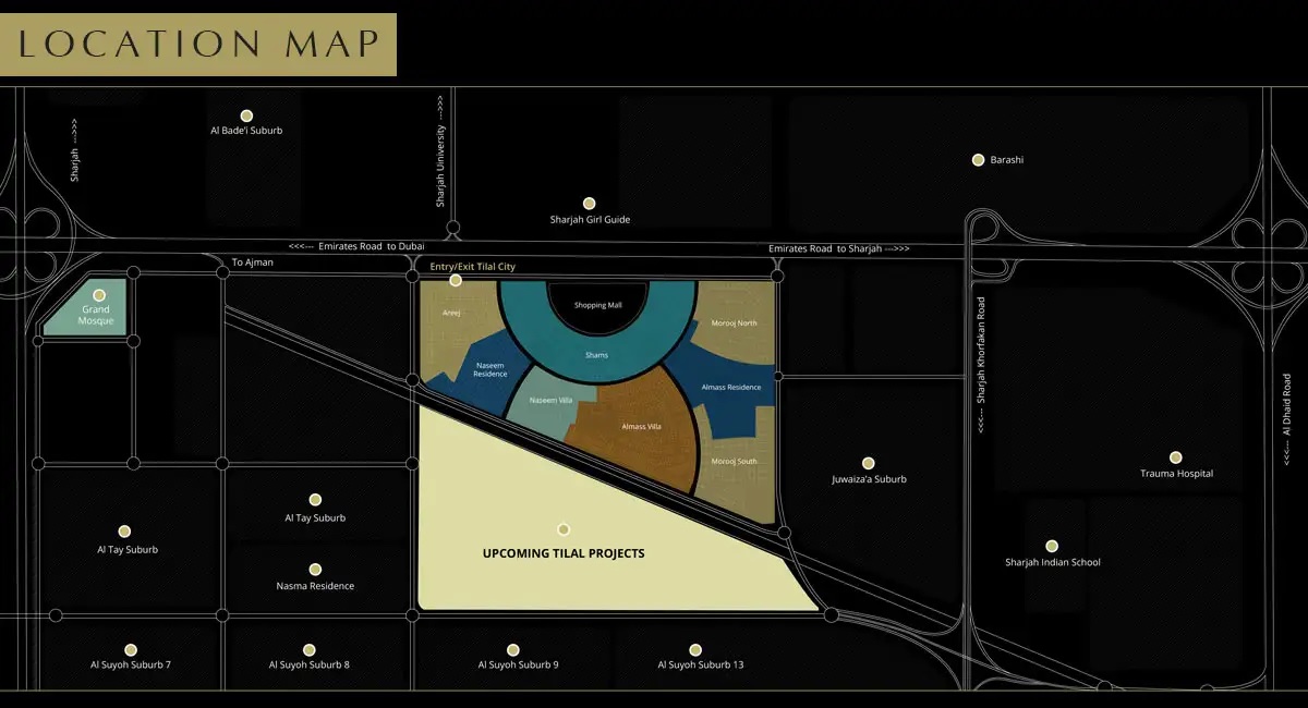 Tilal Shams Location Image