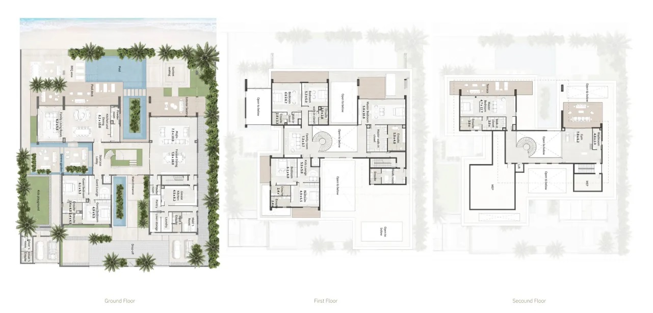 Ajmal AlThuraya Island Villa Layout