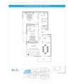 Ajmal Bluebay Walk 2 Beds Layout