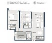 Al Thuriah Al Alia Tower 2 Beds Layout