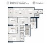 Al Thuriah Al Alia Tower 3 Beds Layout
