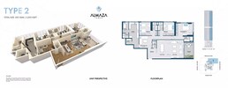 3 Beds 3250 Sq. Ft. Apartment in Al Thuriah Almaza Tower