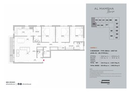 3 Beds 1955 Sq. Ft. Apartment in Alef Al Mamsha Hamsa
